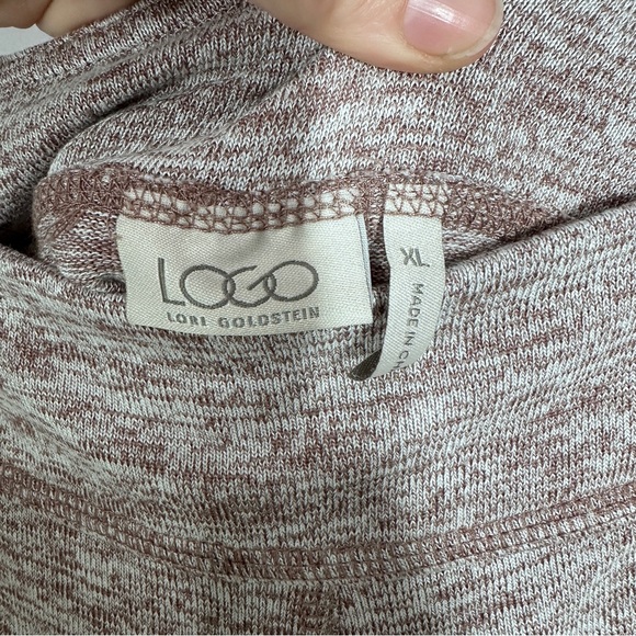 Logo by Lori Goldstein XL Space Dye Knit Pants Joggers - Picture 4 of 8